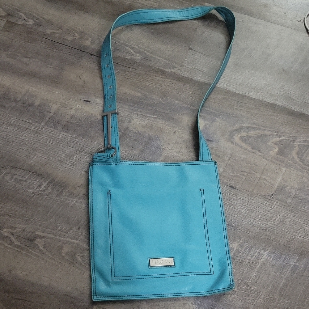 Hadaki Brand Hannah Blue Crossbody Bag